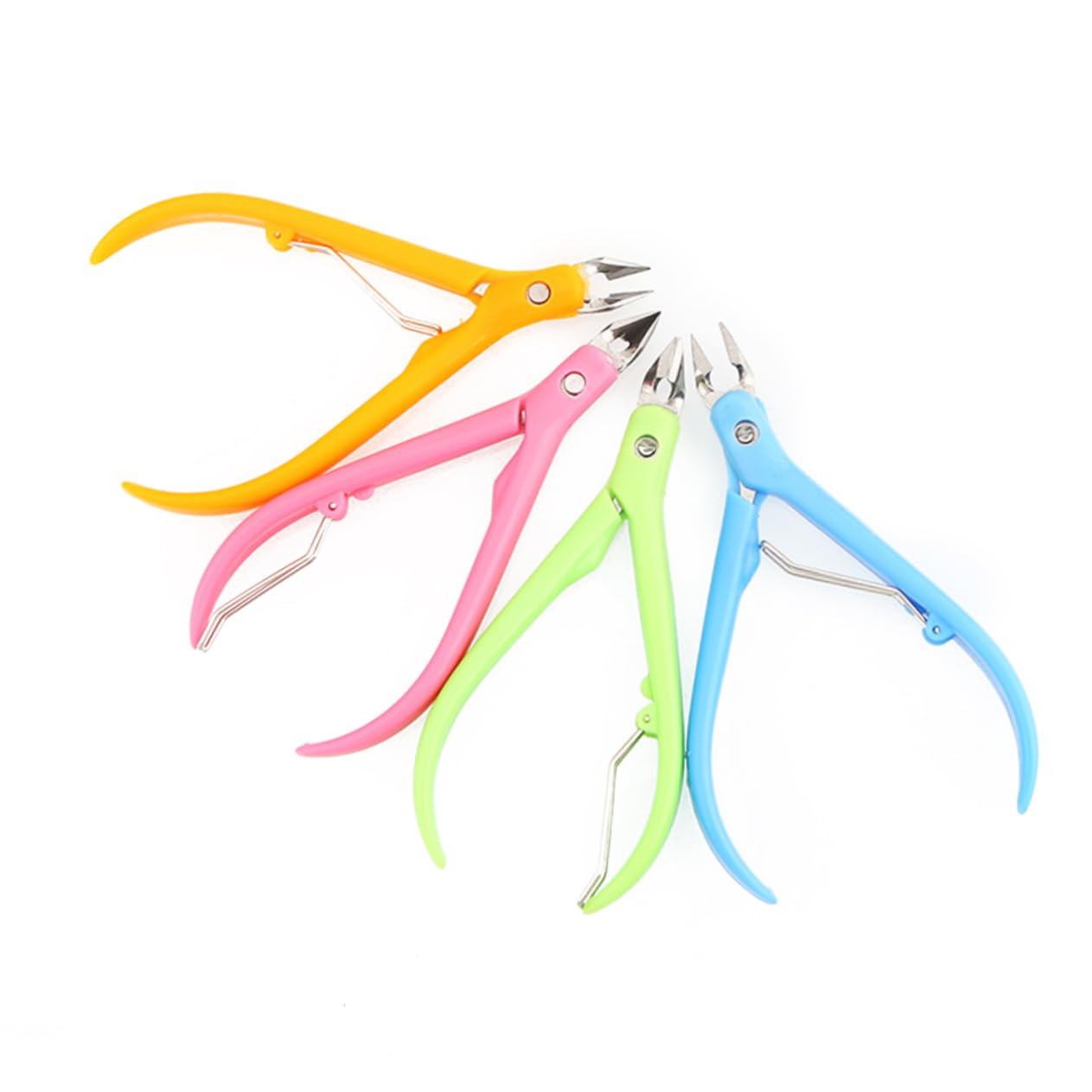 Healeved Cuticle Nippers Nail Art Tool Precision Blades for Clean Snipping Perfect for Manicure and Random Color