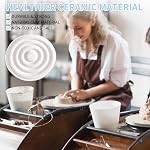 Ceramic Cat Slow Feeder,Shallow and Wide Opening Dish for Whisker Friendly,Anti Knocked Over Heavy Plate Bowls for Puppy Kitten Dry and Wet Food - Image 5
