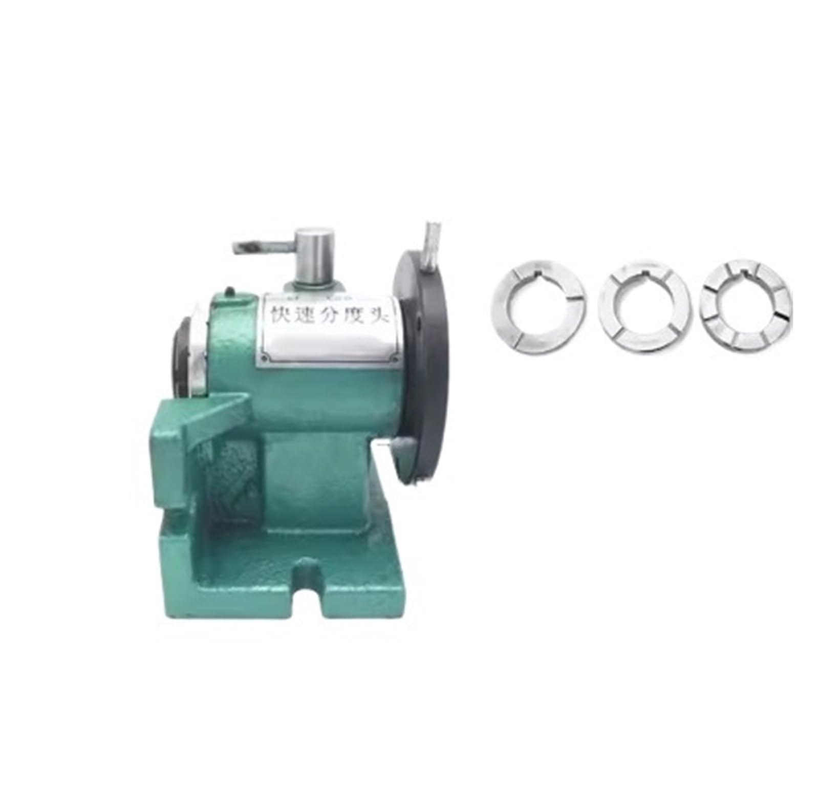 Cabezal divisorio de fresadora rápida y Sencilla de 5 Pulgadas, indexador Vertical y Horizontal Universal for Banco(5-Inch withoutchuck)