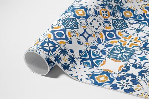 Tapis du sol vinyle imperméable PVC rectangle pour protéger et décorer un balcon