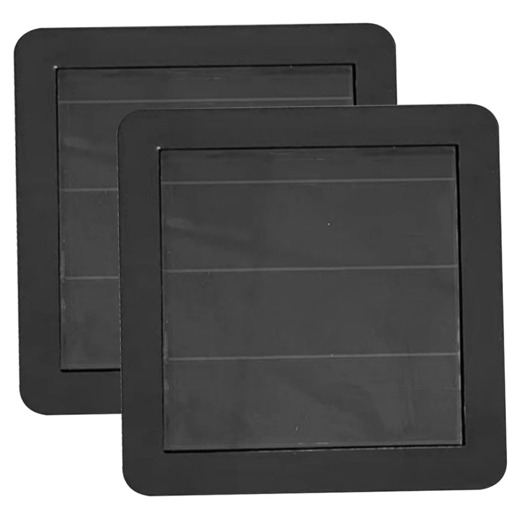2 Top Di Ricambio Per Luci Solari - Quadrati 2,8 Pollici, Con LED Bianco Caldo E Pannello Solare, Fai Da Te