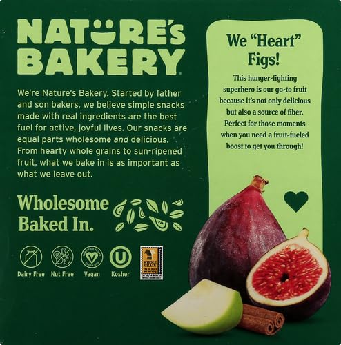 Image of Nature's Bakery Fig Bars, Apple Cinnamon, 2 Oz, 6 Ct (Pack of 2)