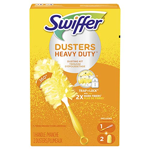 Swiffer 360 Dusters Short Handle Starter Kit 2 Count