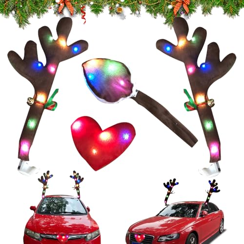 Tronisky Rentier Weihnachtsdeko Auto, Rentier Auto Deko Weihnachten...
