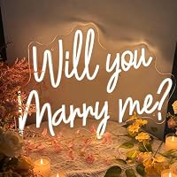 Amazon.co.jp: Will You Marry Me ネオンサイン 大型 プロポーザル