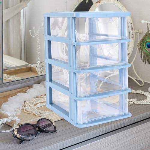 Boîte de rangement multifonction transparente tiroir bureau - 6
