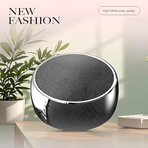 Enceinte Bluetooth portable métallique avec son surround HiFi de précision