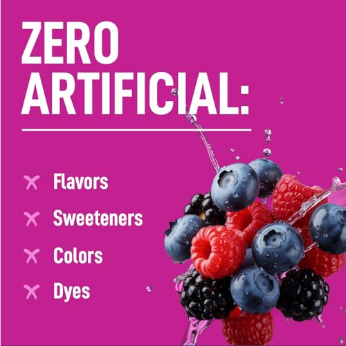 Image of Keppi Mixed Berry Electrolytes Powder 50 Servings - Sugar Free Electrolytes Drink Mix with Potassium, Magnesium & Sodium - Keto Hydration Electrolytes - Fasting-Friendly, Low-Calorie