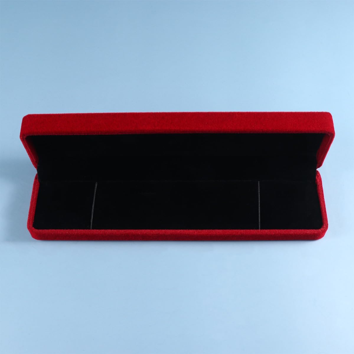 Homoyoyo Xmas 2pcs Red Flannel Jewelry Boxes for Brooches and Studs image 5