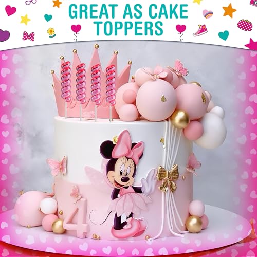 Image of Minnie Mouse Lollipops Swirl 20pk- Minnie Mouse Candy