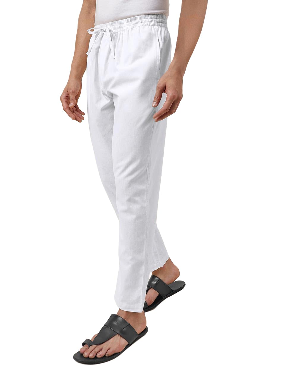 fabindia Mens Cotton Pyjama (IN, Alpha, S, Natural)-picture-17