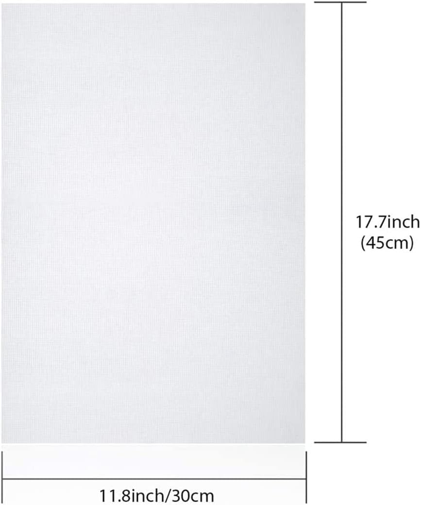 8PCS 30X40cm Cross Stitch Fabric for Embroidery Cross Stitch and Needle Embroidery