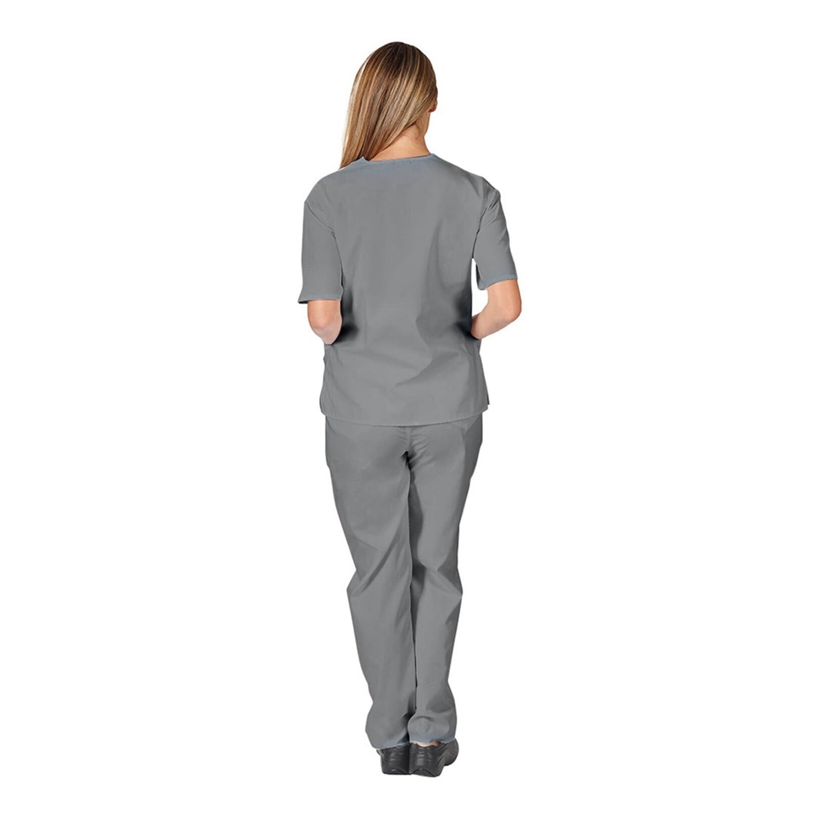 Krankenschwesteruniform Sommer Dünne Männliche Ärzte OP-Kittel Weibliche Krankenschwestern Arbeitskleidung Elastische Schnell trocknende Anzug(Color11,M)