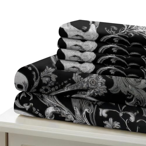 Housse de couette Cathédrale Gothique parure de lit 260x220 légère et douce pour femmes