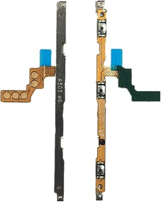 YESUN for Samsung Galaxy A20 A205 A30 A305 A40 A405 A50 A505 A60 A605 Power Swith on Off Volume Side Button Flex Cable (Pack 2pcs)