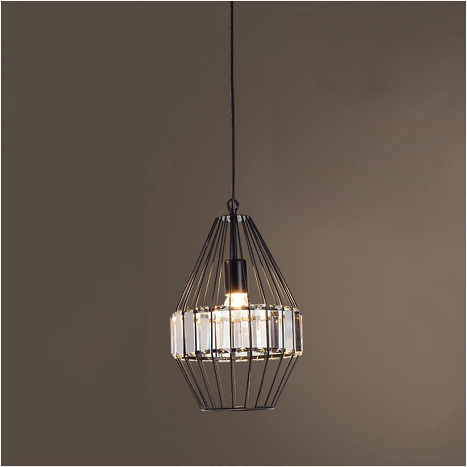 Lustre de luxe simple postmoderne en fer luminaire art déco