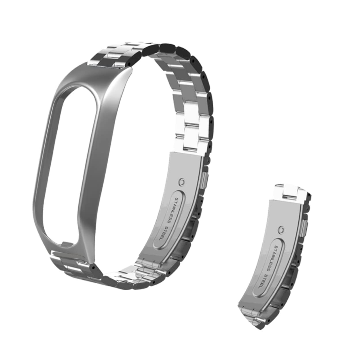 DOITOOL 2 Correas De Muñeca Ergonómicas Para Reloj De Metal De Acero Inoxidable Con Textura