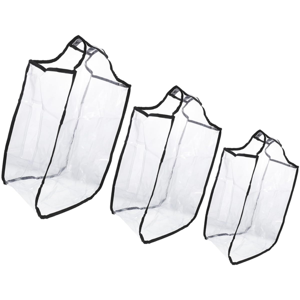 OSALADI Copertura Protettiva per Valigia in Pvc 3 Pezzi Cerniera Antisporcizia Design Sottile per Viaggio Elegante e Resistente