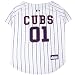 Pets First MLB CHICAGO CUBS Dog Jersey, X-Large. - Pro Team Color Baseball Outfit