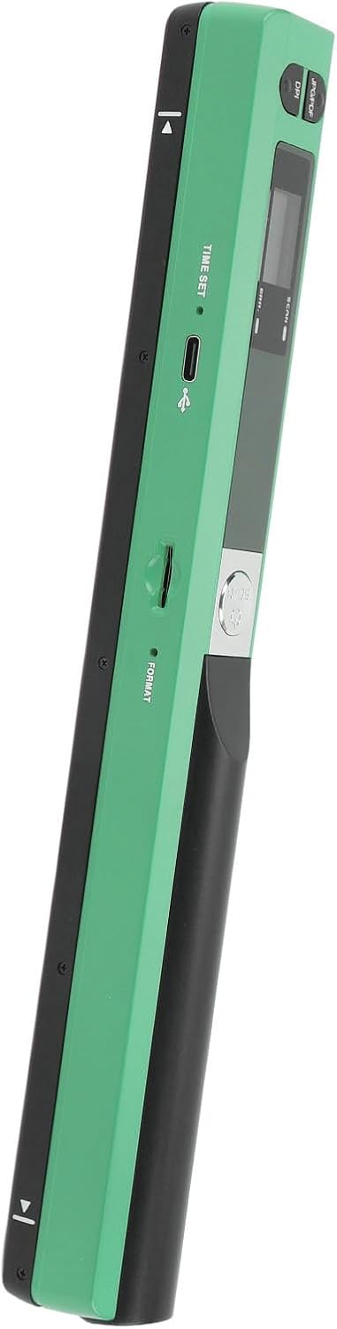 Atas view of the ciciglow A4 Photo Portable Scanner showing control buttons and display.