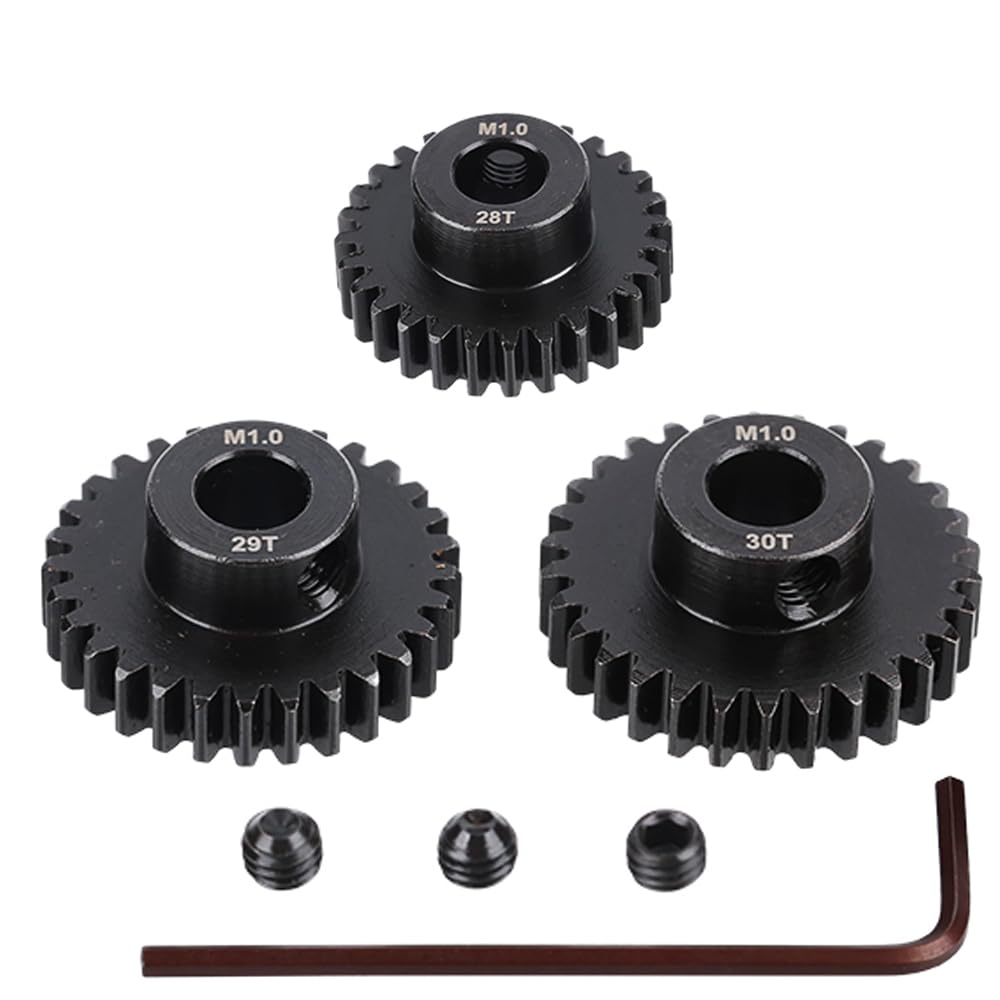 M1 Steel Motor Gears Pinion 8MM 28T 29T 30T for 1/5 X-MAXX RC Model Car Buggy Truck Parts