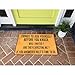 Funny Welcome Doormat with Rubber Back 18