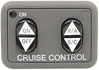 Vista 2 de 250-3593 Interruptor de control de panel plano de montaje en tablero para Rostra y Audiovox Cruise Control