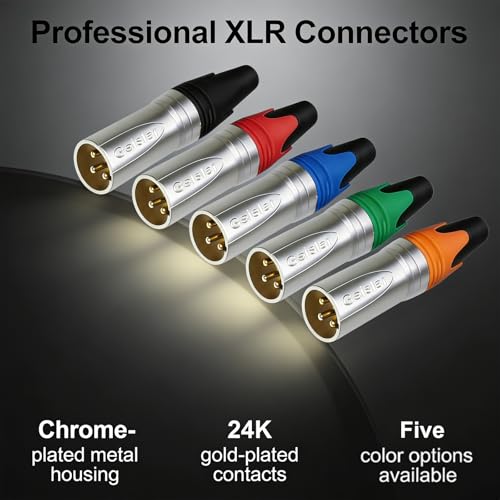 RIVIERA Conector XLR 3 Pines Macho y Hembra Pack 10 miniatura 3