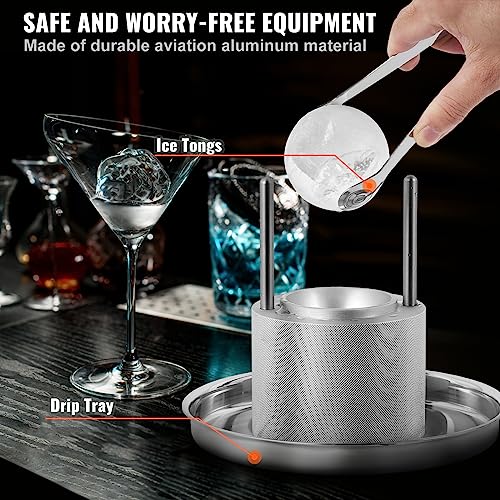 VEVOR Press para Hielos Bola con Molde y Accesorios miniatura 5