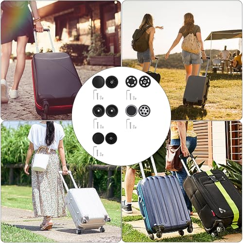 1PC Practical PVC Luggage Wheels Replacement Quiet Suitcase Casters for Travel Suitcases Trolley Case Wheels4