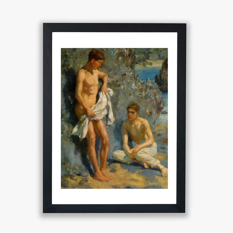 Poster giclée After the Bath Henry Scott Tuke impression encadrée