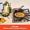 bella 12 Piece Cookware Set with EverGood™ Ceramic Nonstick Coating​, Dishwasher & Oven Safe, All Stovetops Compatible, Tempered Glass Lids and Cool Touch Handles, Black #3