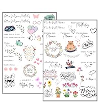 MilaBoo® Lot De 6 Tatouages Bougie A5 I Autocollants DIY Pour Occasions Spéciales Application Facile I Film Coulissant à L'eau Pour Bougies I