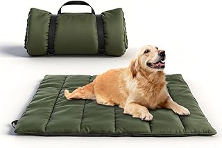 Hundedecke für Unterwegs 110 * 68cm, Hundedecke Outdoor Wasserdicht und Schmutzabweisend, Faltbare Reisedecke Hund mit Schnalle für Alle Hunderassen, Tragbar und Ideal für Reisen und Camping
