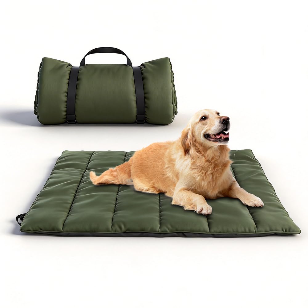 Tapis pour chien pliable 110x68 grand matelas imperméable et résistant