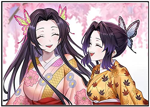 鬼滅の刃 5D Diyのダイヤモンド塗装キット ダイヤモンドアートツール ダイアモンドビーズ絵画 刺繍キット 5Dダイヤモンド塗装キット クロスステッチキット 絵画キット 塗装ツール DIY 手作り絵画手芸キット 5D モザイクアート ダイヤモンド塗装 全面貼り付けタイプ 萌え 誕生日 鬼滅の刃 グッズ