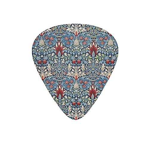 Lot de 12 médiators de guitare rétro avec motif floral et feuille pour guitare électrique, basse, acoustique, cadeau pour les amateurs de guitare acoustique, avec boîte - Les Beatles, Paul McCartney, John Lennon, RIngo Starr, George Harrison Lot de 12 médiators de guitare rétro avec motif floral et feuille pour guitare électrique, basse, acoustique, cadeau pour les amateurs de guitare acoustique, avec boîte