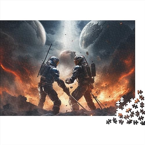 Kit de Bricolage Planet Defence, grand puzzle 1000 pièces pour des soirées détente en famille