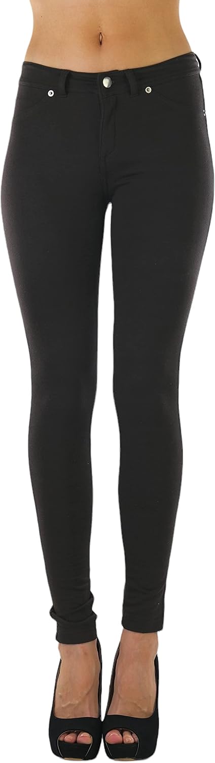 ToBeInStyle Women's Elastic Skinny Jean Pants w/Zipper & Pockets - Image 2