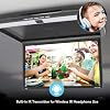 Car TV 17.3 16:9 Ultra-Thin Screen 1080P Video Car Overhead Player Roof Mounted Monitor HDMI Port 1920 * 1080,Black