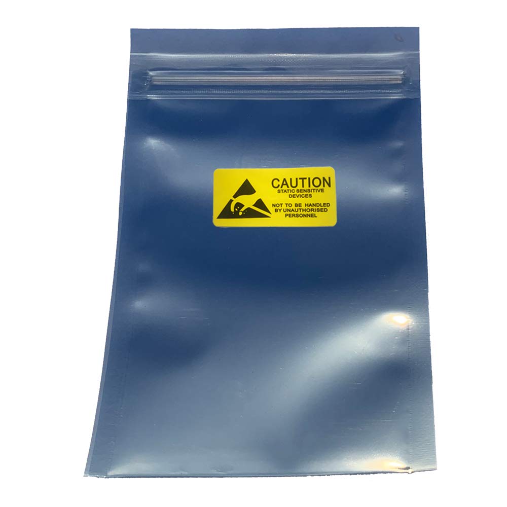 100pcs 3.93 x 5.9 inch / 10 x 15cm Anti-Static Bag for SSD HDD 100 Labels Anti-Static Bag for 2.5 Inch Hand Drive Electronic Devices