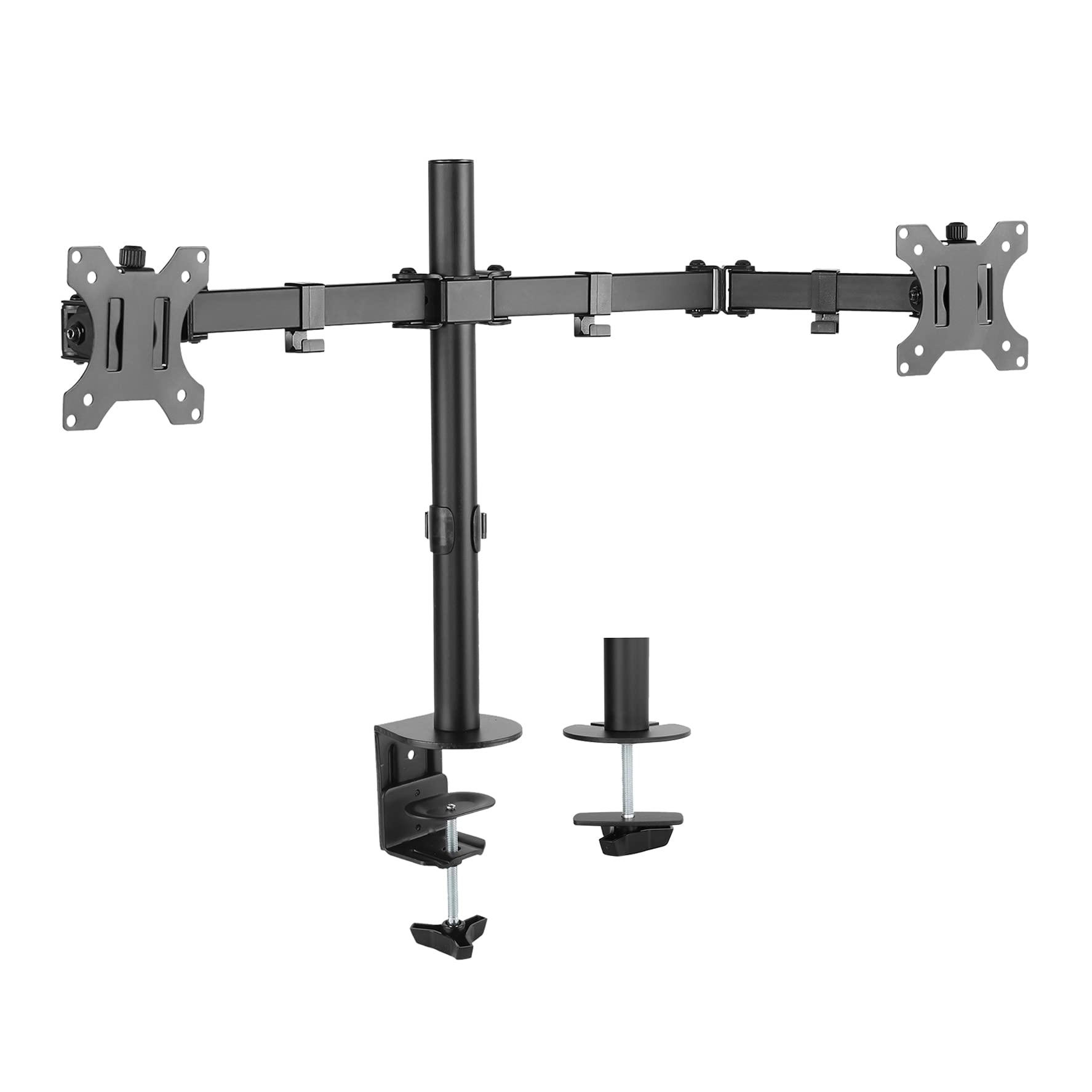 NewStar FPMA-D550DBLACK Supporto da tavolo per monitor nero doppio 16kg