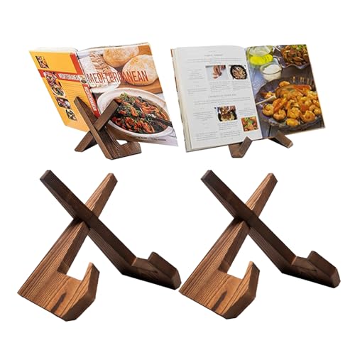 Keboyoe 2 Stück Kochbuchhalter Buchständer aus Holz Buchhalter Leseständer Rezepthalter für Küche Kochbuchständer Buch Halterung Zum Lesen Hölzerne Buchaufsteller für die Auslage Keboyoe 2 Stück Kochbuchhalter Buchständer aus Holz Buchhalter Leseständer Rezepthalter für Küche Kochbuchständer Buch Halterung Zum Lesen Hölzerne Buchaufsteller für die Auslage