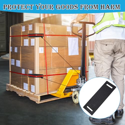 Gummi Kantenschoner für Zurrgurte bis 50mm Breite 290 x 100 x 3mm, 4 Stück Kantenschutz Gummi, Kantenschoner Ladungssicherung Setzurrgurte, Gurtschoner Gummistreifen, Kantenschutz Spanngurte LKW