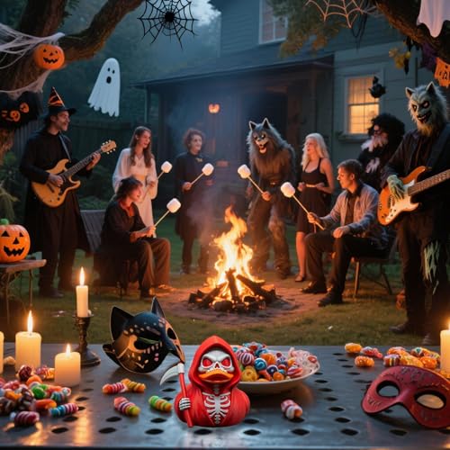 Squelette de canard décoration Halloween pour rompre la monotonie