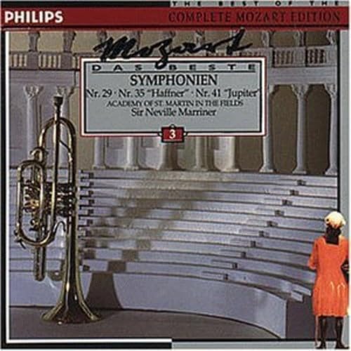 Mozart: Symfonies 29+35+41 [Audio CD] Marriner, Neville