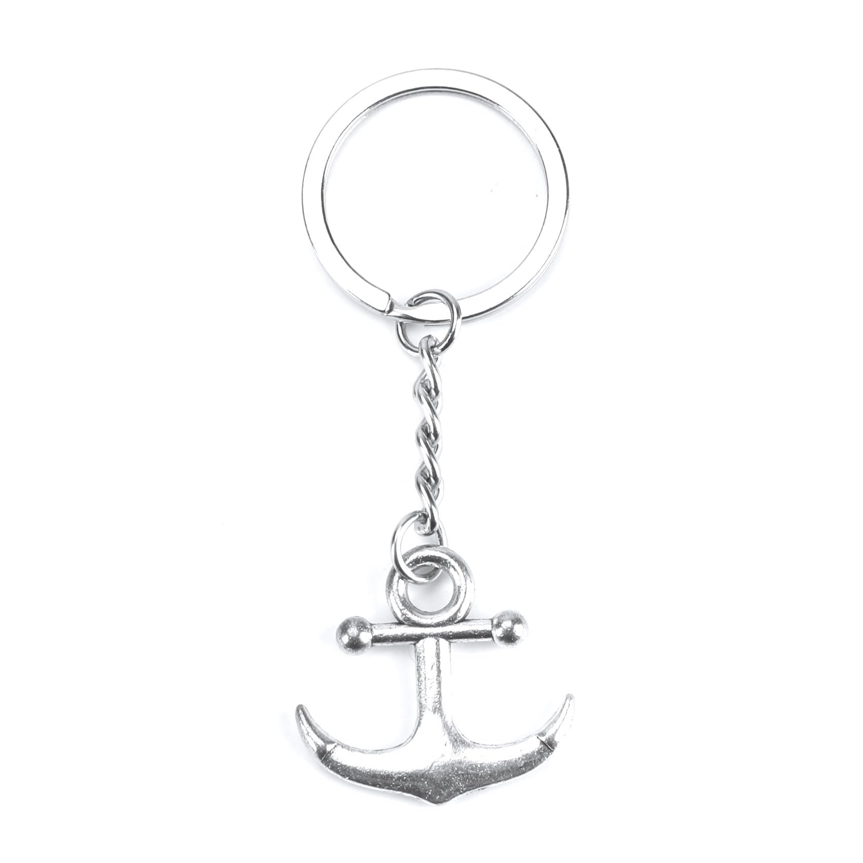 Eleganter Schlüsselanhänger Aus Edelstahl Mit Minimalistischen Anker-Anhänger, Personalisiertes Geschenk Für Frauen, Guter Freundin Oder Liebende Mama Zum Geburtstag, Hochzeit, Geschwister Geschenke