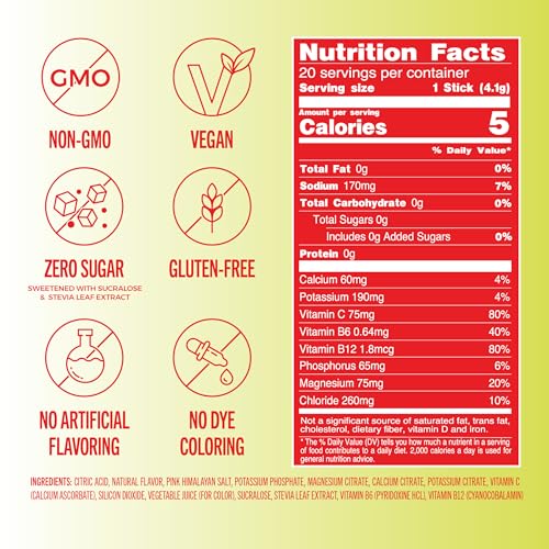 Image of TREVI Electrolytes Powder Packets, Sugar Free Hydration, Strawberry Kiwi