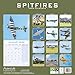 Spitfires Calendar 2026 | 12 Month Wall Calendar | Avonside Publishing | Plastic Free Packaging