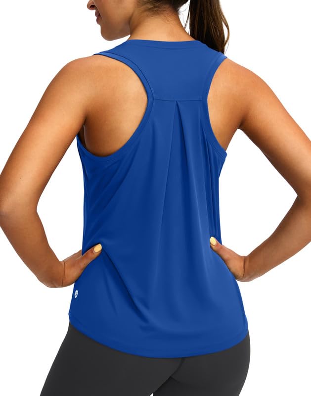 Loose Fit Racerback Athletic Tank Tops for Yoga and Running